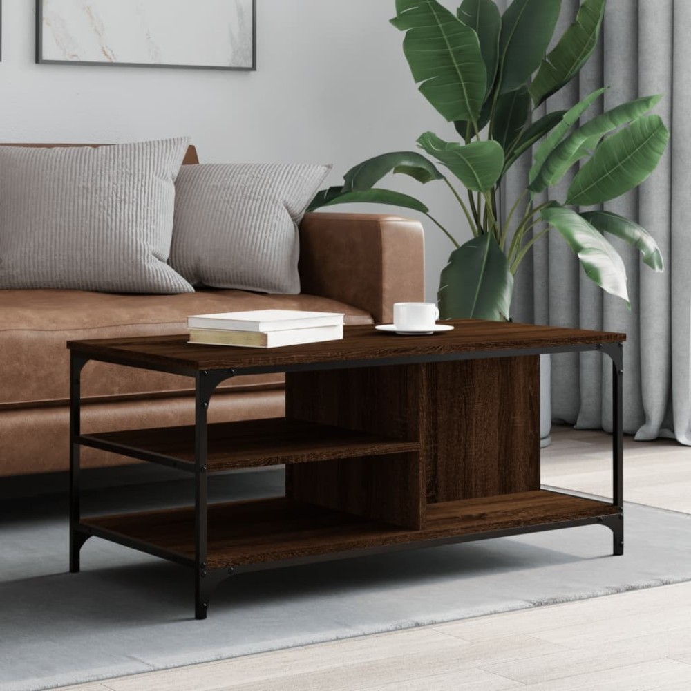 Coffee Table Grey Sonoma 100x50x45 cm Engineered Wood
