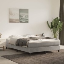 Box Spring Bed Frame Dark Grey 180x200 cm 6FT Super King Velvet