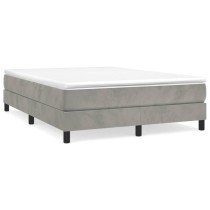 Box Spring Bed Frame Dark Grey 180x200 cm 6FT Super King Velvet