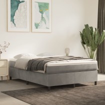 Box Spring Bed Frame Dark Grey 180x200 cm 6FT Super King Velvet