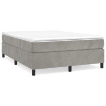 Box Spring Bed Frame Dark Grey 180x200 cm 6FT Super King Velvet