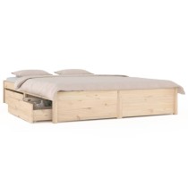 Bed Frame with Drawers 120x200 cm