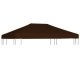 Gazebo Top Cover 310 g/m  3x3 m Terracota