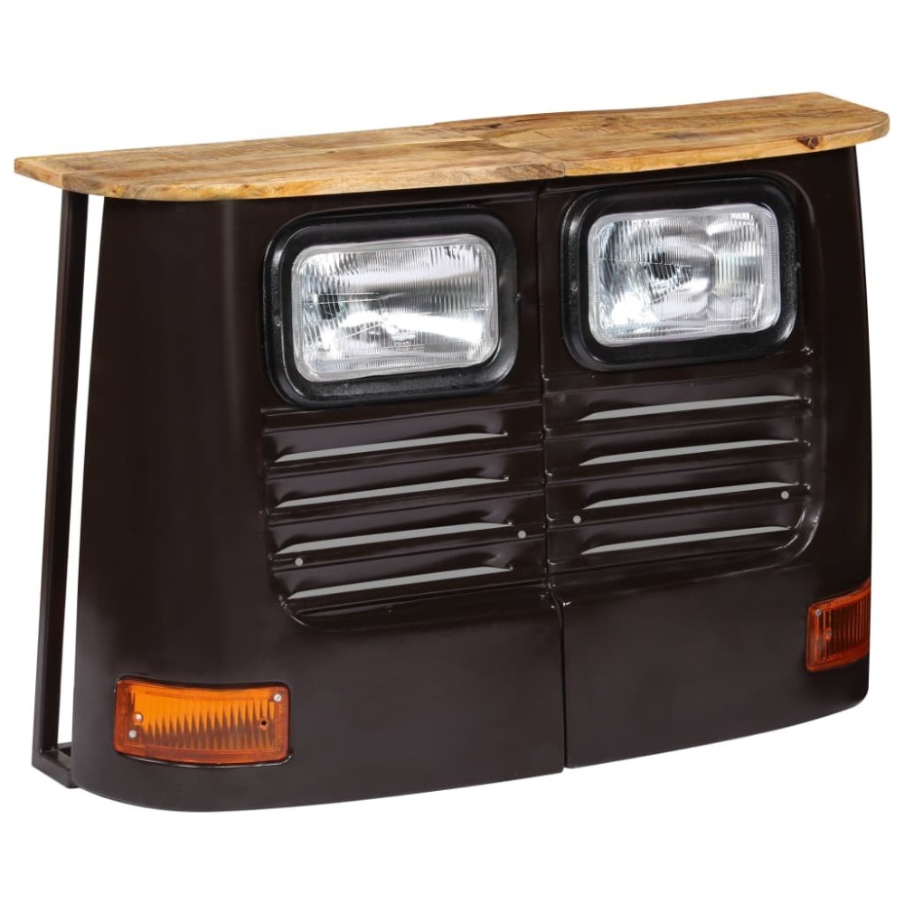 Truck Sideboard Solid Mango Wood White