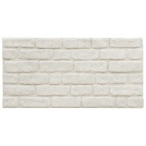 3D Wall Panels with White Brick Design 11 pcs EPS