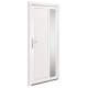 Front Door White 98x208 cm PVC