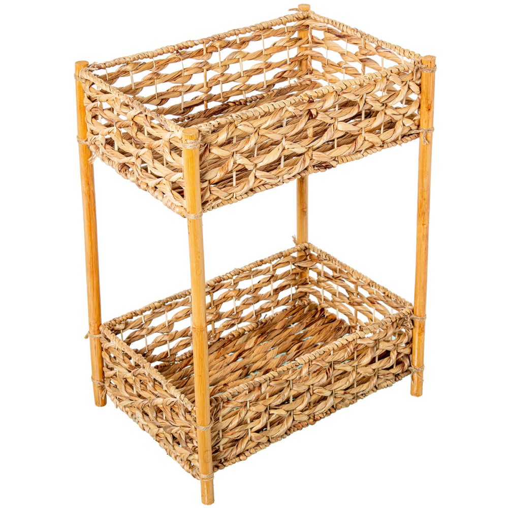 Storage furniture Alexandra House Living Brown Rattan Natural Fibre 47 x 13 x 27 cm