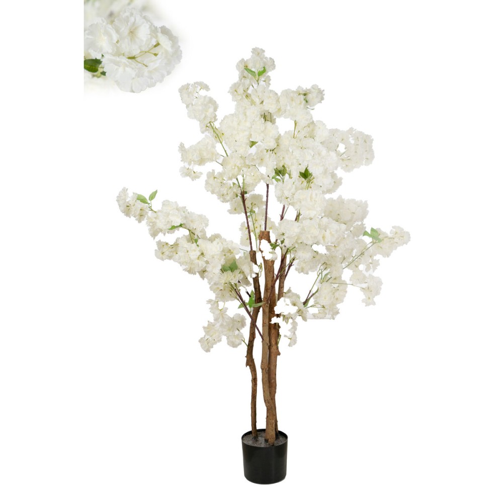 Decorative Flowers Romimex White 80 x 155 x 100 cm Cherry blossom