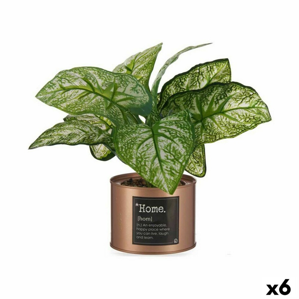 Decorative Plant Home Copper Can (26 x 26 x 26 cm) (6 Units)