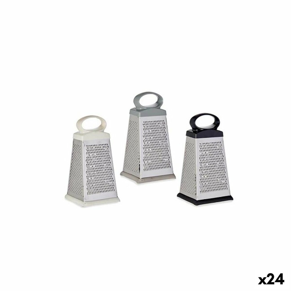 Grater Rubber Stainless steel Plastic 11,5 x 22,5 x 10 cm (24 Units)