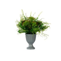 Decorative Plant Wineglass Plastic 21 x 30 x 21 cm (6 Units)