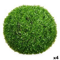 Decorative Plant Sheets Ball Plastic 37 x 37 x 37 cm (4 Units)