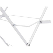 Folding clothes line White Black 47 x 41 x 136 cm Vertical (5 Units)