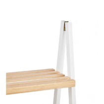 Bathroom Shelves White Natural Bamboo Pine 40,3 x 81,5 x 30 cm