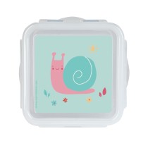 Lunch box Safta Snail Turquoise 13 x 7.5 x 13 cm